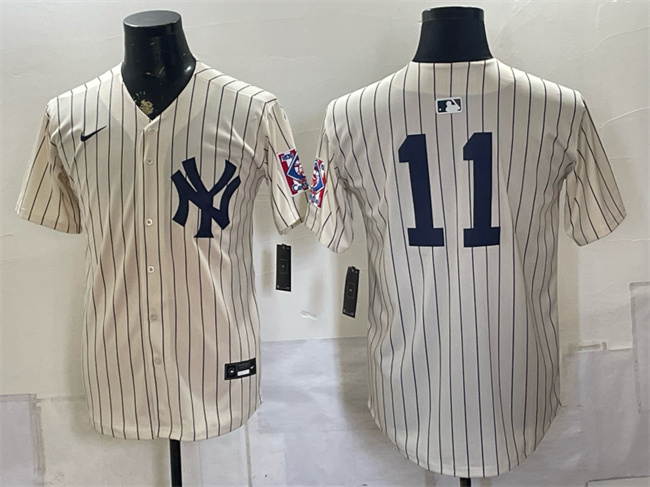 Men's New York Yankees #11 Anthony Volpe Cream 2026 Field of Dreams Stadium Stitched Baseball Jersey